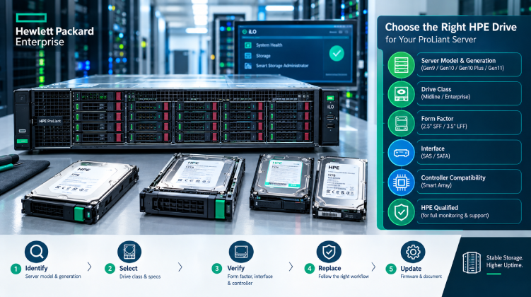 HPE Server HDD Guide: Selecting ProLiant-Ready Drives Without Compatibility Headaches