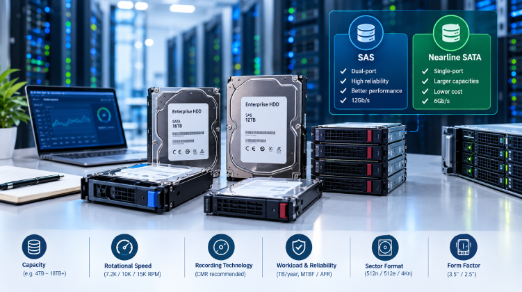 Server HDD Buying Guide: Choosing the Right Enterprise Hard Drive for Capacity and Reliability